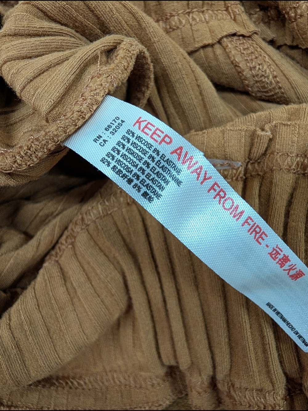 Free People Movement Women's Boho Pleated Pull On Pants in Camel Small - Picture 8 of 9